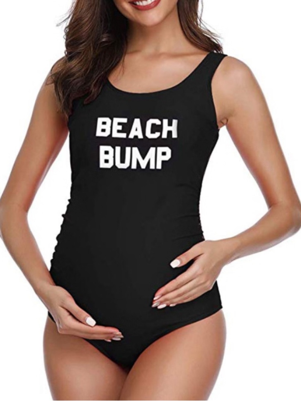 Motherhood Maternity Beach Bump One-Piece Swimsuit